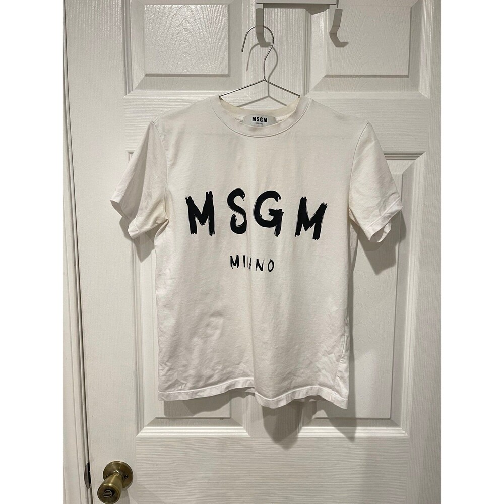MSGM Classic logo cotton Tee shirts - Picture 1 of 3